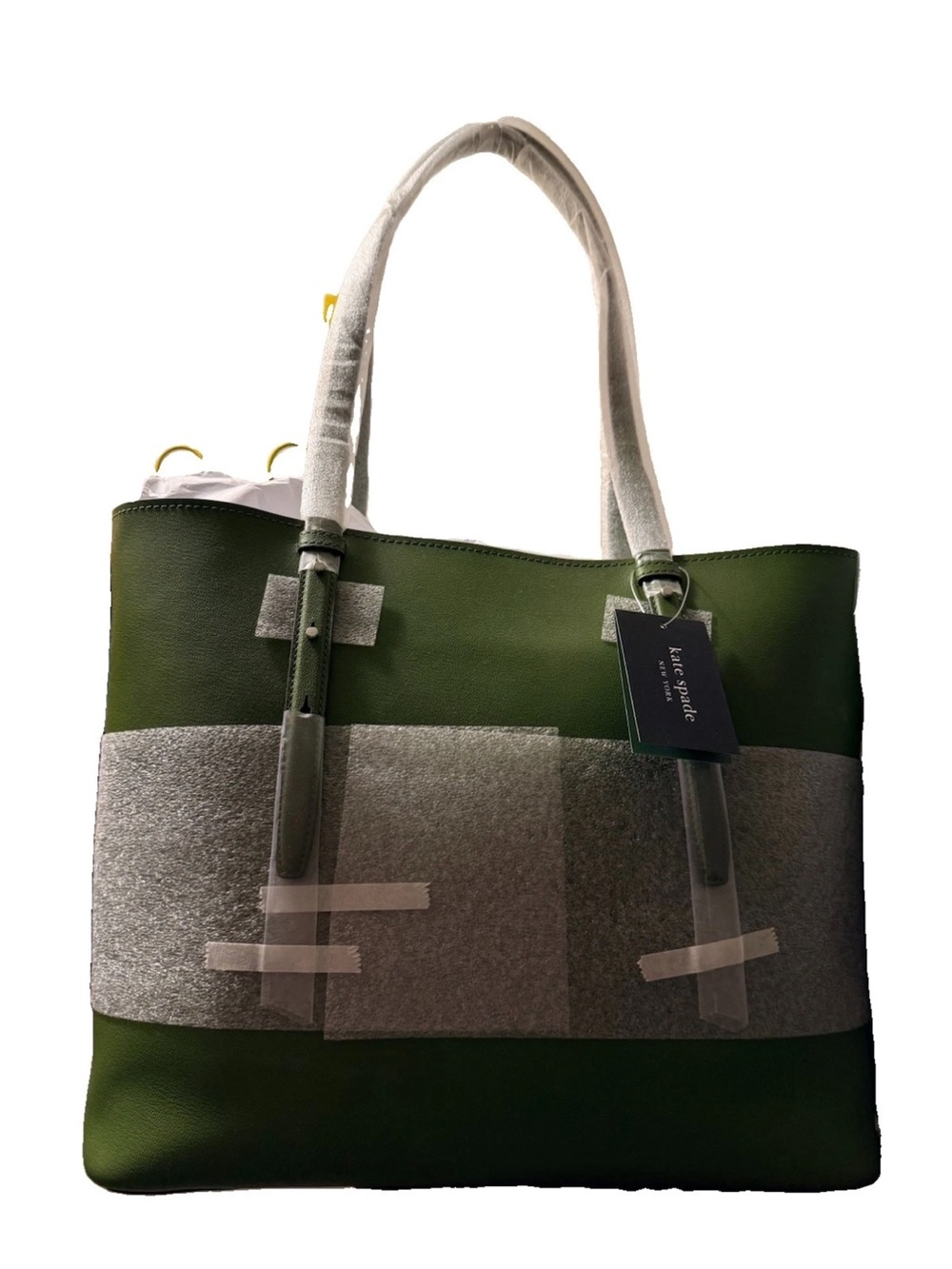 NWT Kate Spade New York Do It All Leather Tote in Jungle Vine Green - Picture 2 of 7